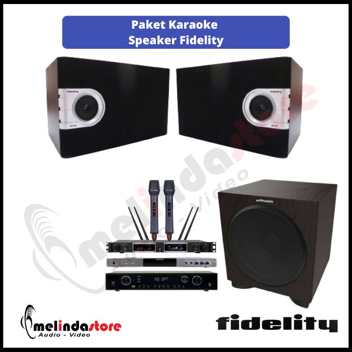 Paket Karaoke Speaker Fidelity E1-01 | No Touchscreen Paket Karaoke Speaker Fidelity E1-01 | No Touchscreen